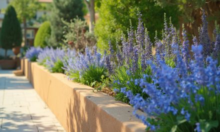 Mit Farbakzenten Gartengrenzen stilvoll gestalten